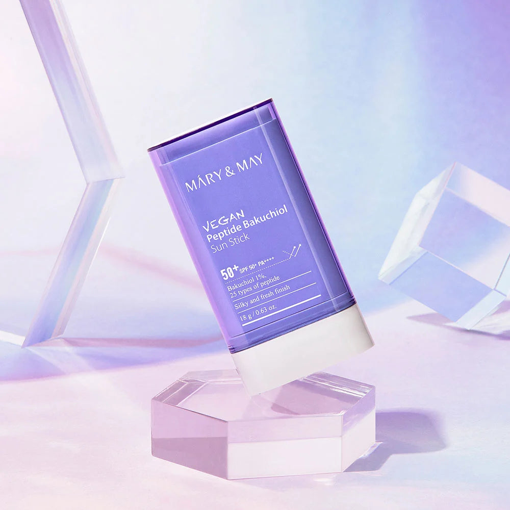 The Mary & May Vegan Peptide Bakuchiol Sun Stick SPF50+